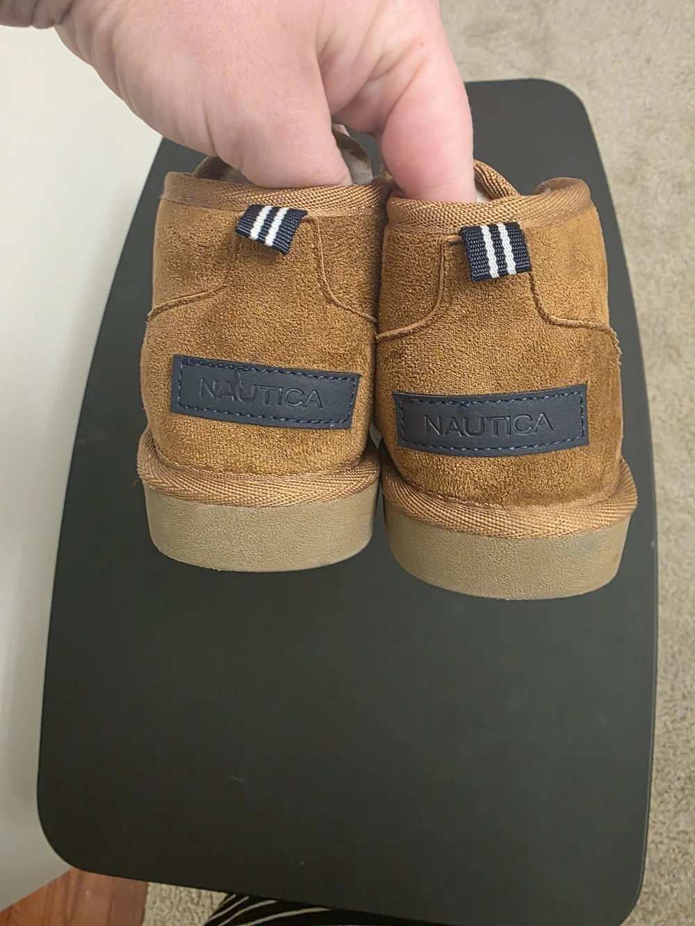 Nautica Kids Suede Chukka Boots - Tan - Sz 12 - Worn a Few Times
